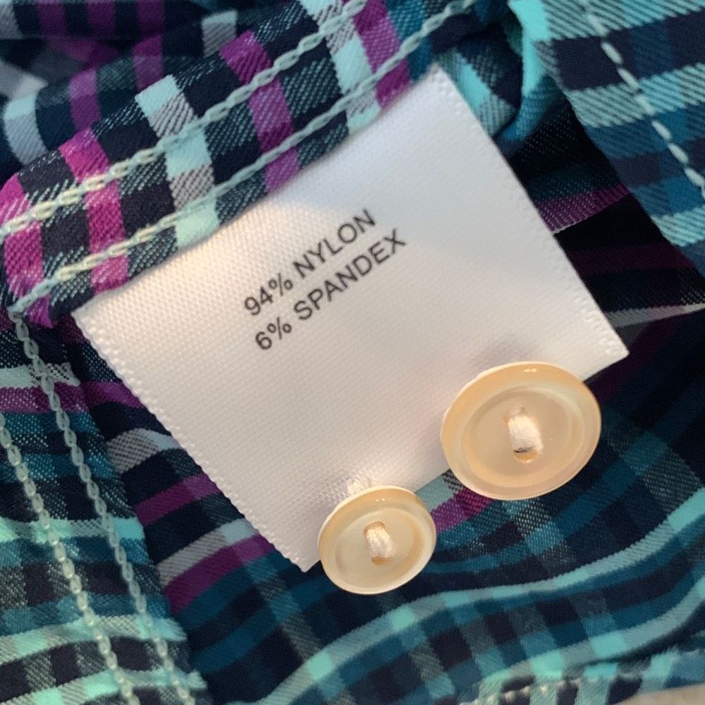 Peter Millar Woman’s  Plaid  Blouse - Picture 5 of 5